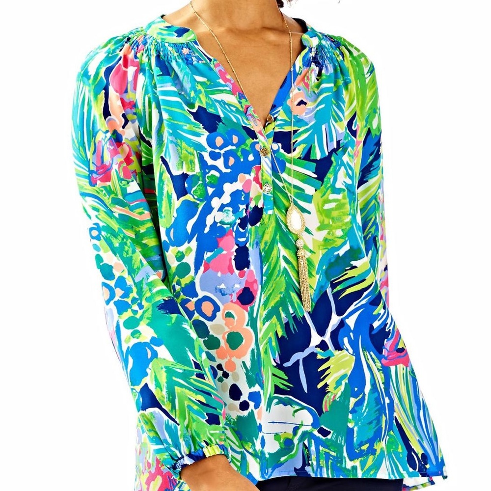 NWT Lilly Pulitzer Elsa top in Purrfect